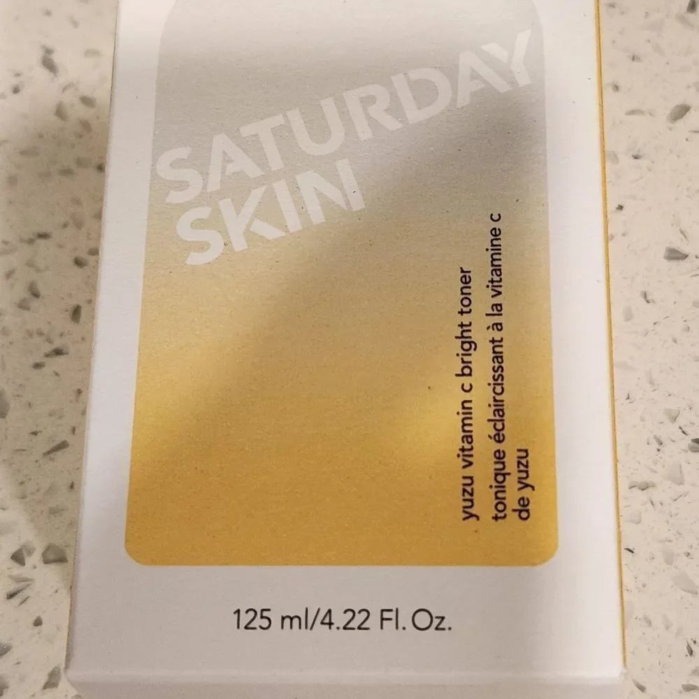 Saturday Skin Yuzu Vitamin C Bright Toner Hydrate, Tone, and Improve Skins Glow